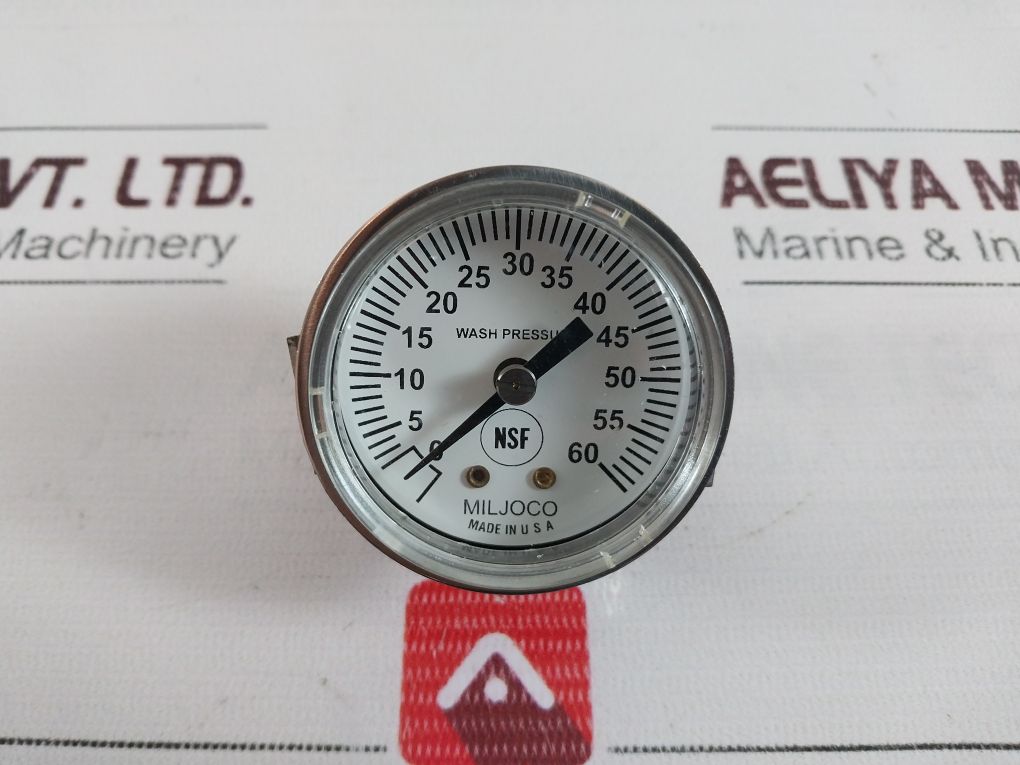 Nsf 0-60 Psi Pressure Gauge Wash Pressure