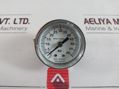 Nsf 0-60 Psi Pressure Gauge Wash Pressure