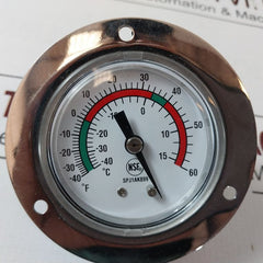 Nsf 1Epe3 Analog Panel Mount Thermometer 40°F~60°F