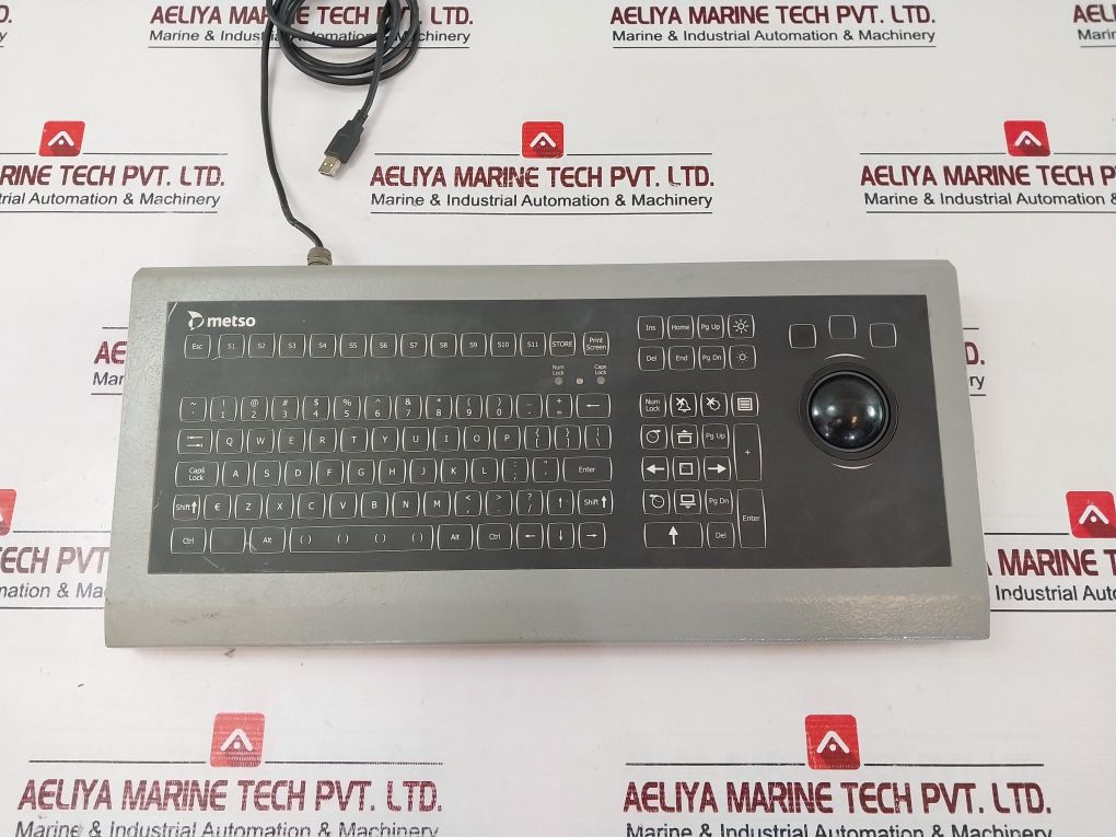 Nsi Ksml106S1152-w-mc1 Marine Backlit Keyboard Panel Mount Iec 60945