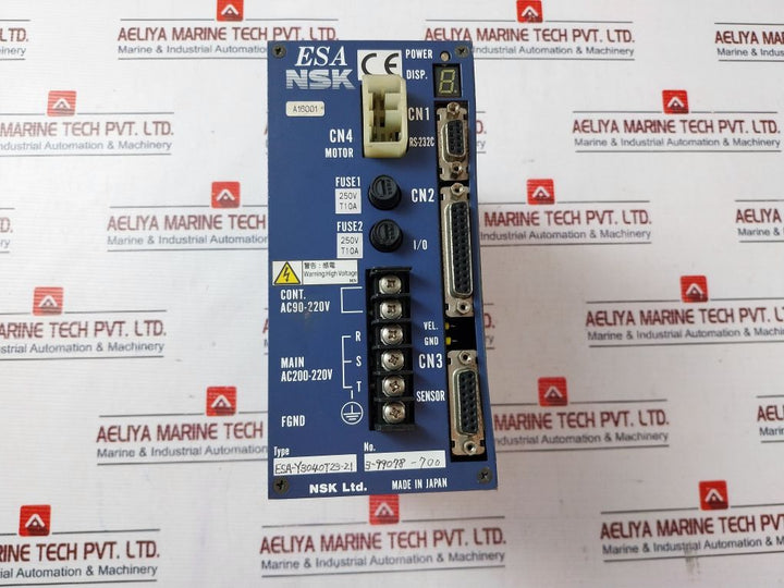 Nsk Esa-y3040T23-21 Servo Drive 3-99078-700 Ac180-242V 50-60Hz