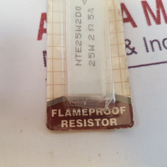 Lot Of 9X Nte 25W2D0 Flameproof Resistor 25W 2Ohm
