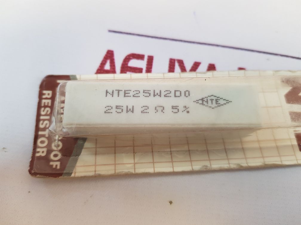 Lot Of 9X Nte 25W2D0 Flameproof Resistor 25W 2Ohm