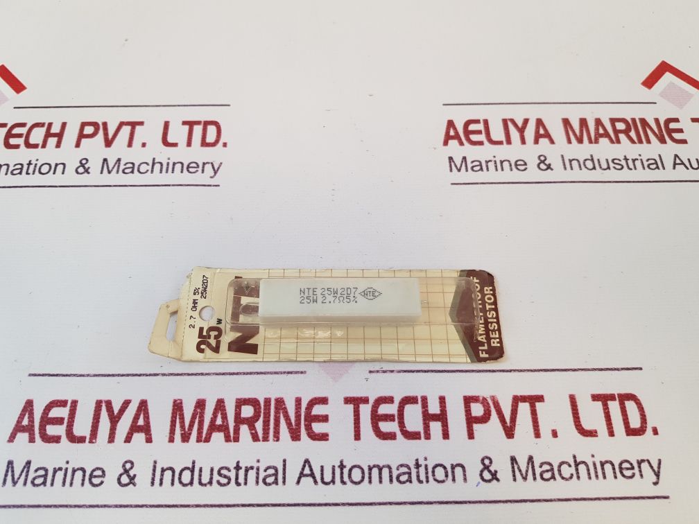 Lot Of 5X Nte 25W2D7 Flameproof Resistor 25W 2.7Ohm