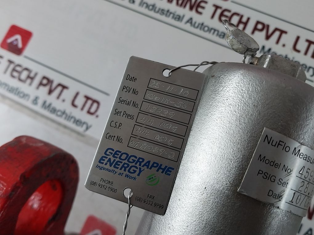 Nuflo 46038-211A24J-ps Safety Relief Valve Type Hl