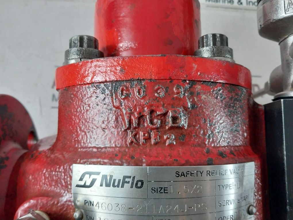 Nuflo 46038-211A24J-ps Safety Relief Valve Type Hl