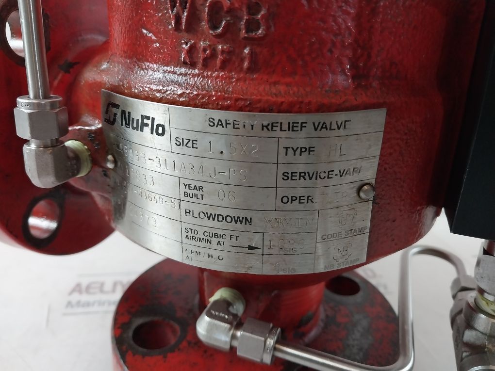 Nuflo 46038-311A34J-ps Safety Relief Valve Type Hl