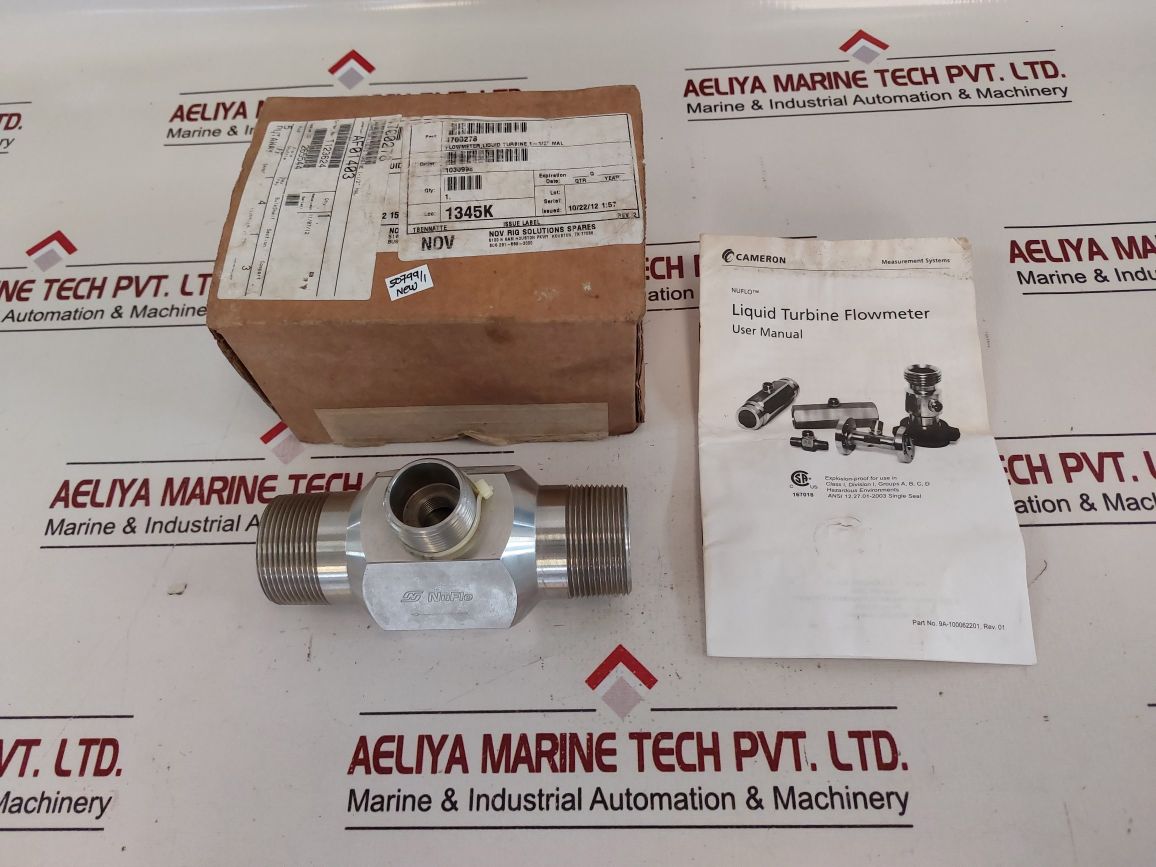 Nuflo 9A-100003536 Liquid Turbine Flowmeter
