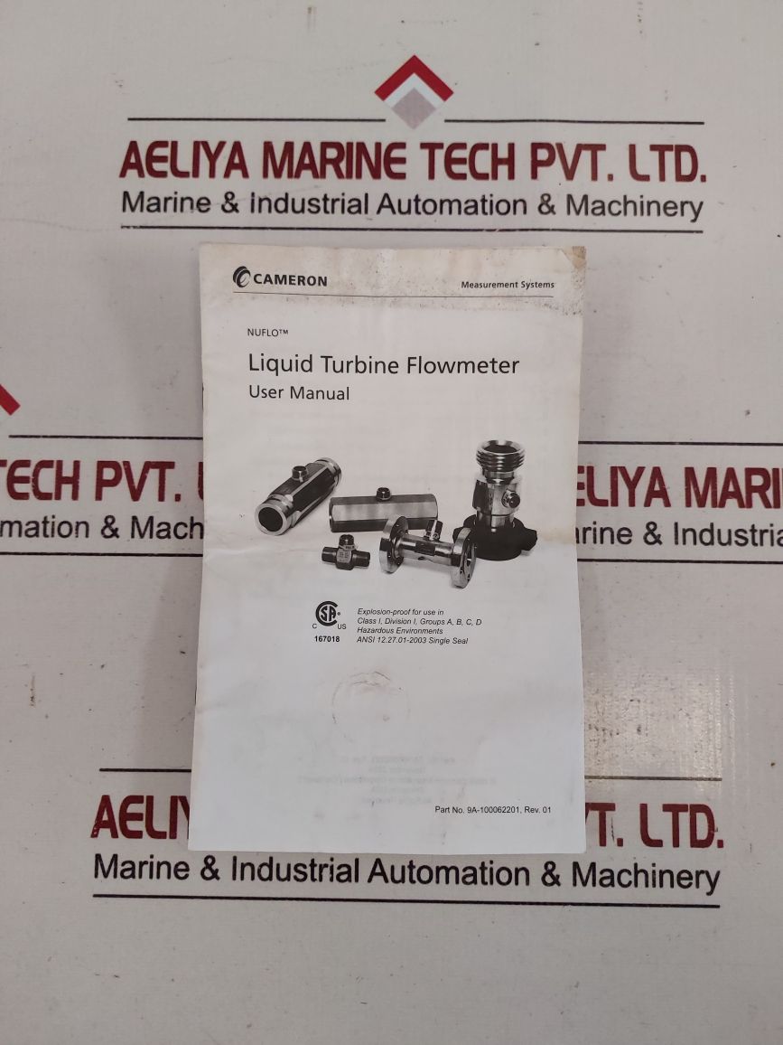 Nuflo 9A-100003536 Liquid Turbine Flowmeter