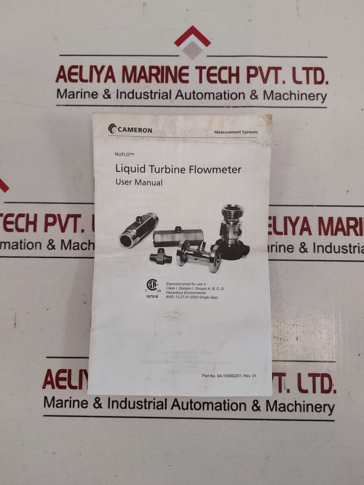 Nuflo 9A-100003536 Liquid Turbine Flowmeter