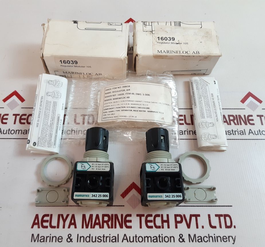 Numatics 342 25 006 Pressure Regulator
