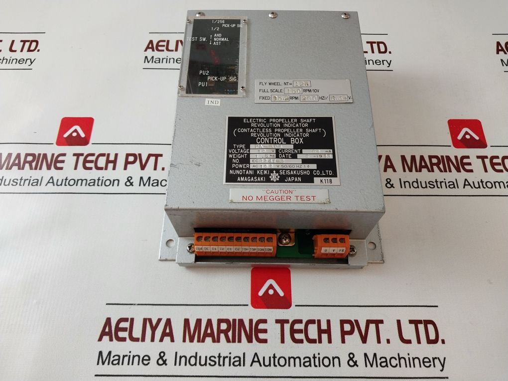Nunotani Keiki Pa-spa Electric Propeller Shaft Revolution Indicator Control Box
