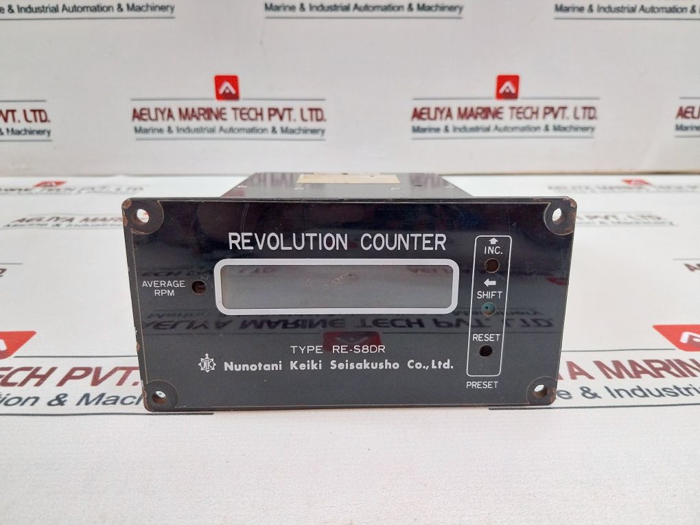 Nunotani Keiki Re-s8Dr Electric Propeller Shaft Revolution Indicator Counter
