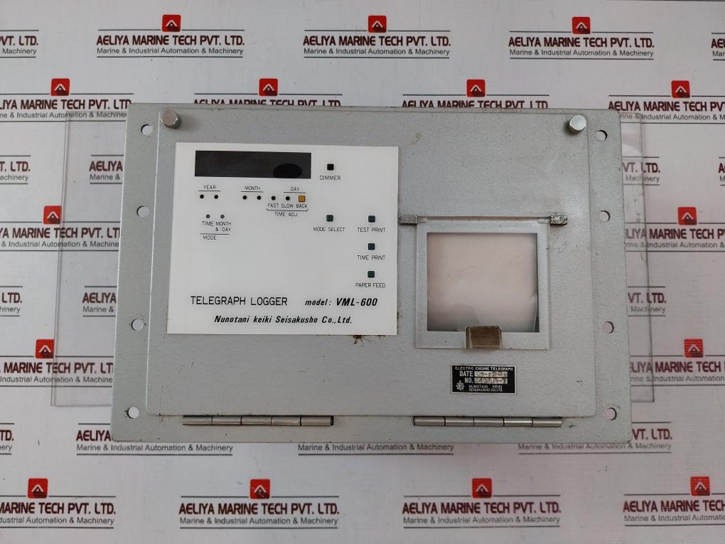 Nunotani Keiki Vml-600 Telegraph Logger A4539-7