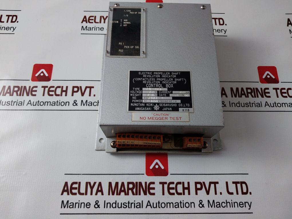Nunotani Pa-spa Electric Propeller Shaft Revolution Indicator Control Box 10V