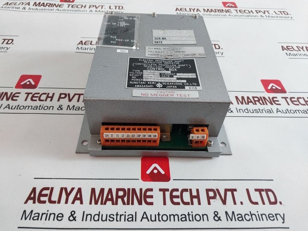 Nunotani Pa-spa Electric Propeller Shaft Revolution Indicator Control Box 60 Ma