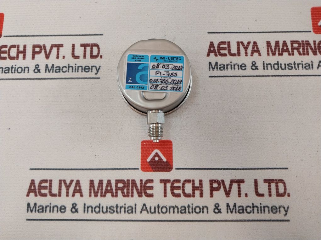 Nuova Fima En837-1 Pressure Gauge