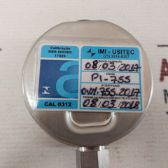 Nuova Fima En837-1 Pressure Gauge