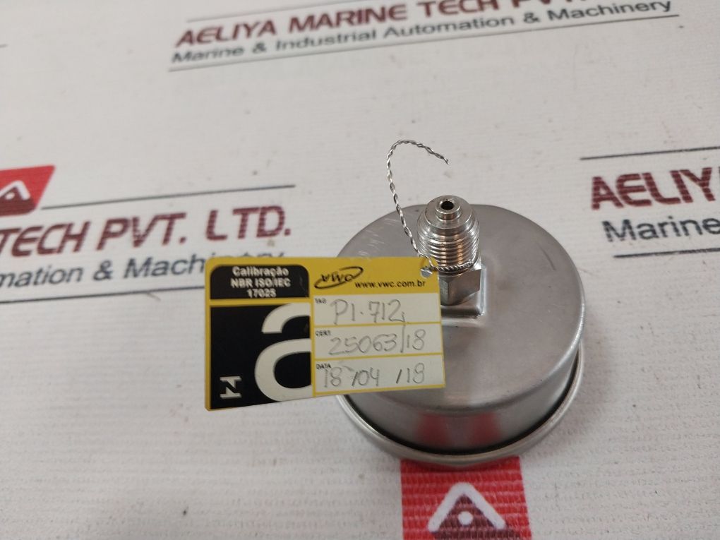 Nuova Fima En 837-1 Pressure Gauge 0-140 Psi