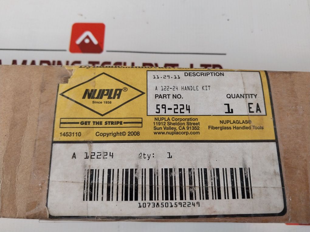 Nupla A 12224 Lifetime Fiberglass Handles 59-224 Handle Kit