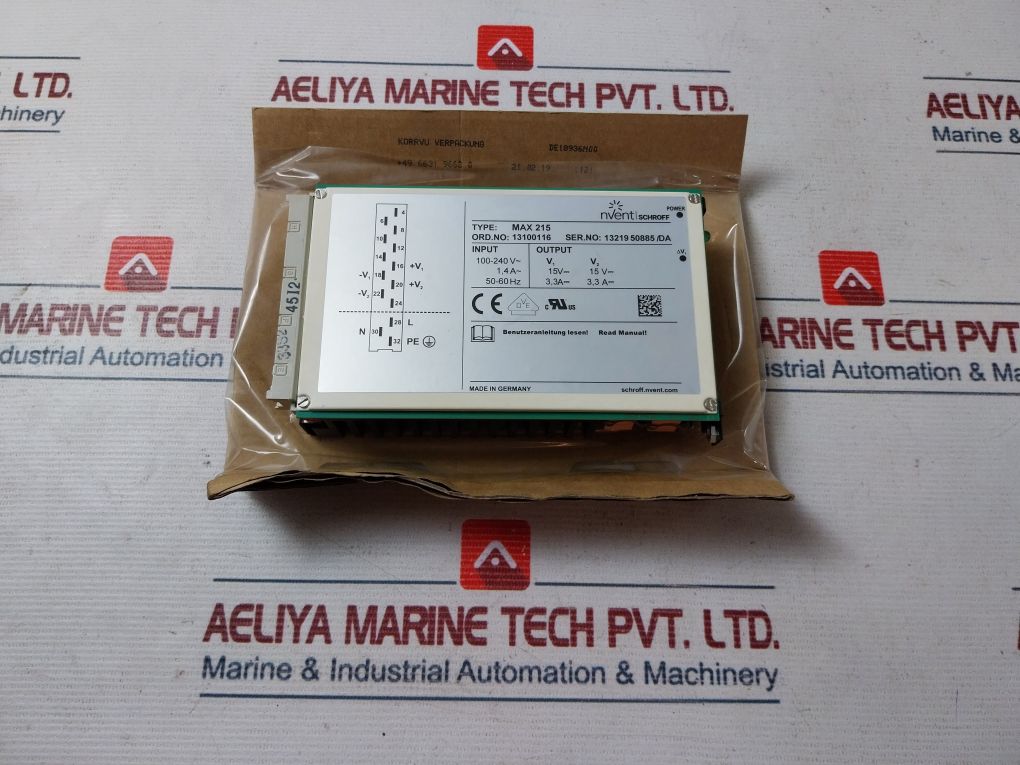 Nvent Schroff Max 215 Power Supply 13100116