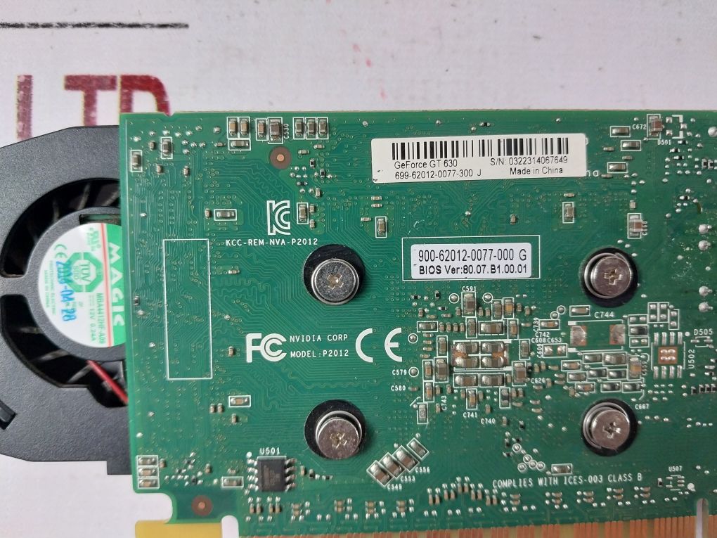 Nvidia P2012 Graphics Card