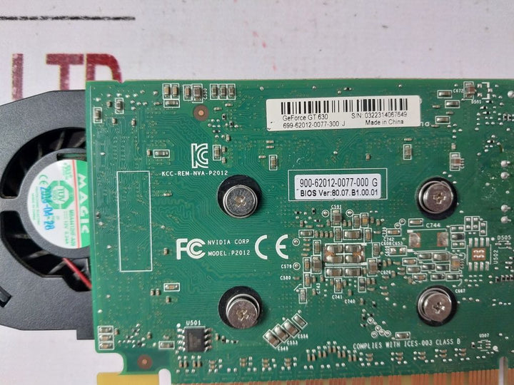 Nvidia P2012 Graphics Card