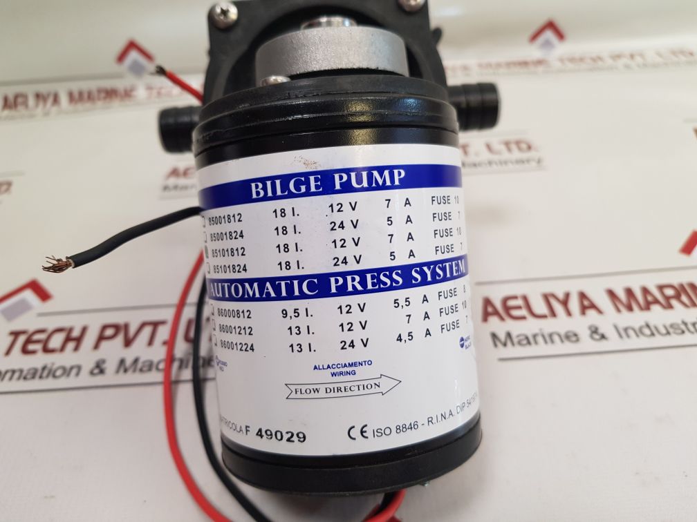 Ocean 85101812 Diaphragm Bilge Pump
