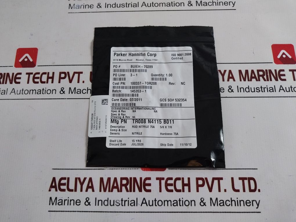 Oceaneering 0205578Rk Valve Repair Kit 