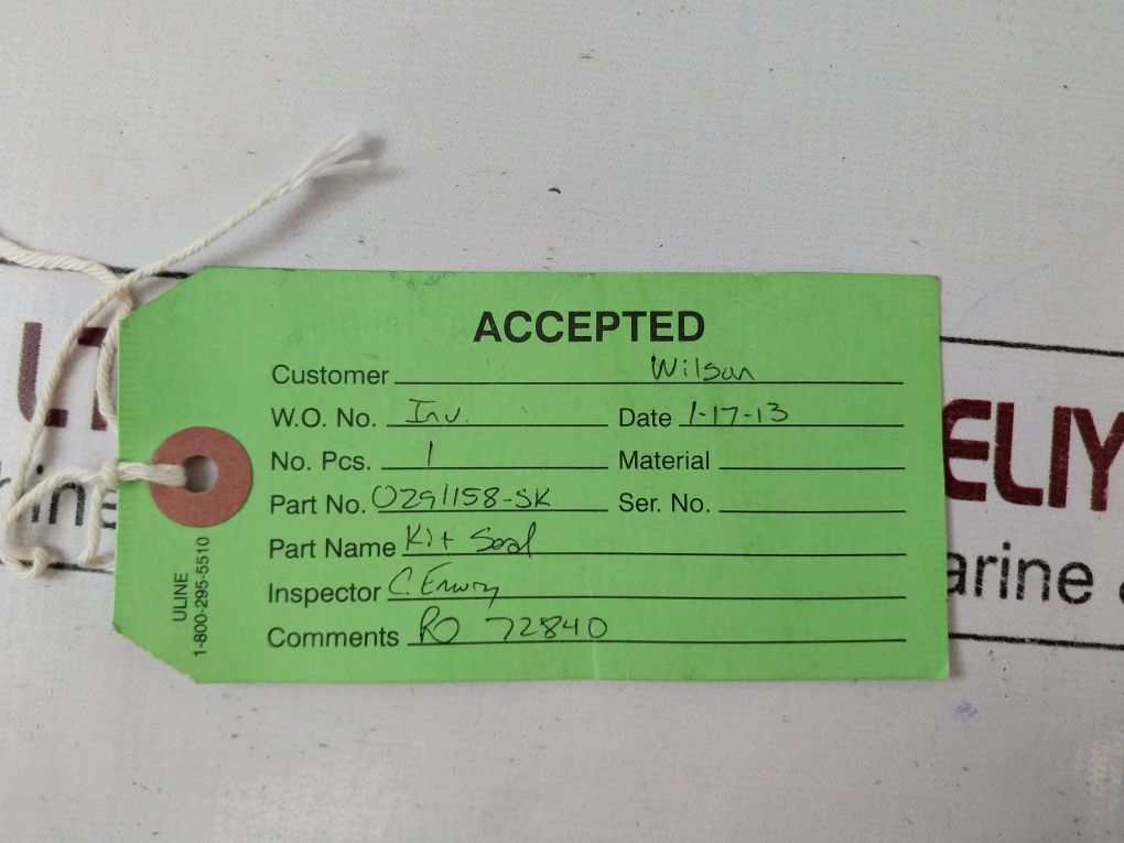 Oceaneering 0291158-sk Seal Kit