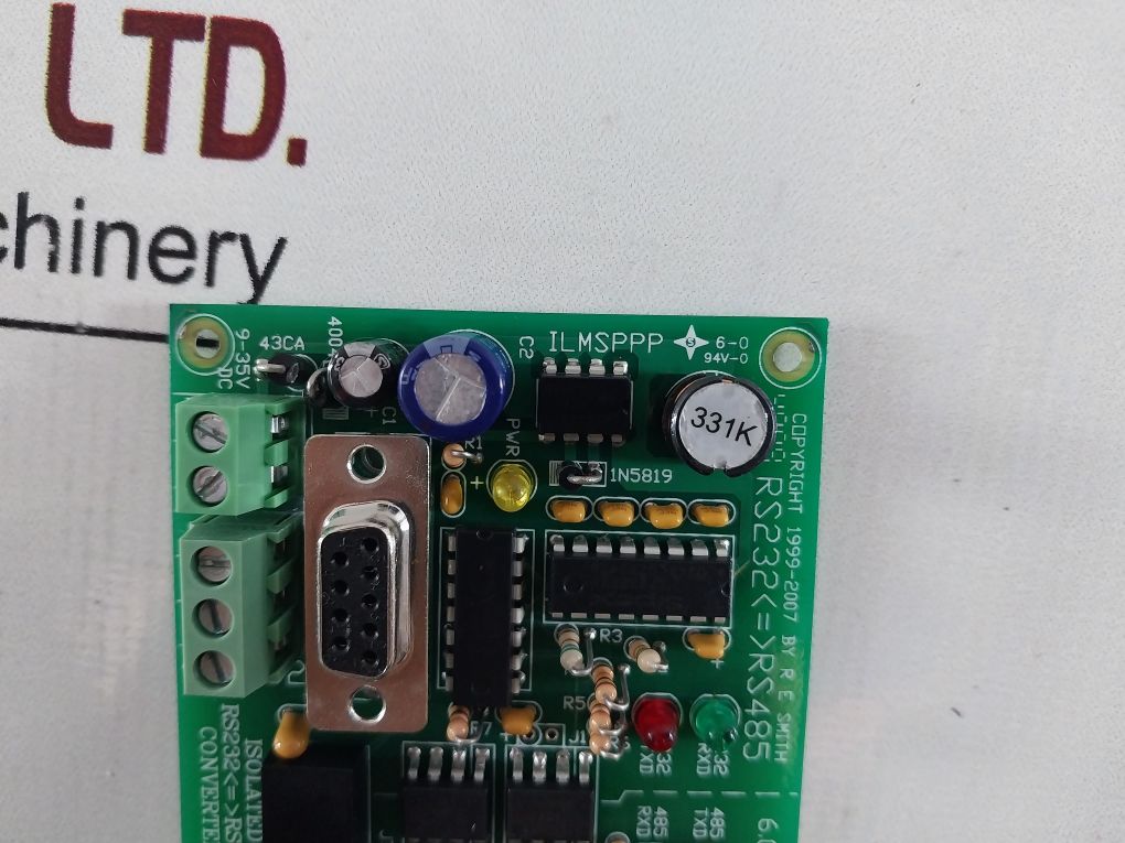 Oceaneering Irs24H6K Pcb Card 0292545 Rs232 To Rs485 Converter