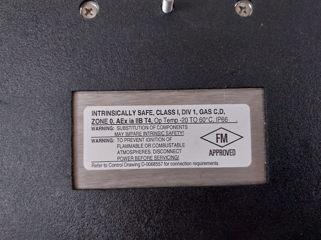 Oceaneering 0293292 Rev C Display Control Temp -20 To 60°C