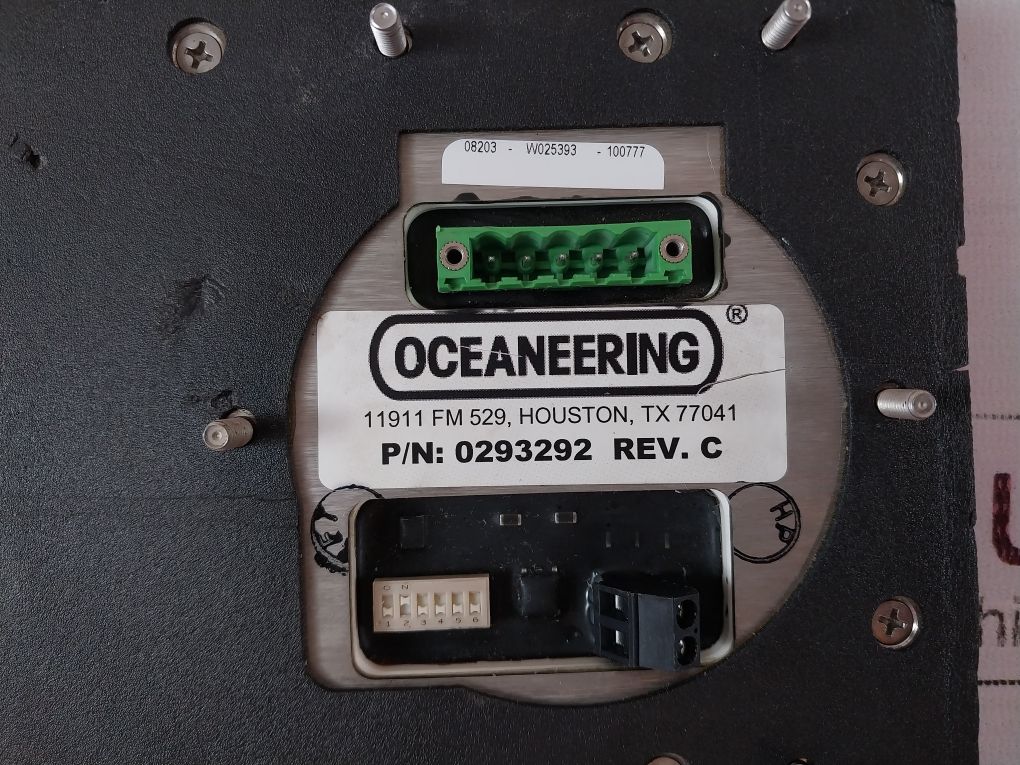 Oceaneering 0293292 Rev C Display Control Temp -20 To 60°C