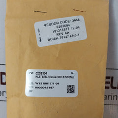 Oceaneering 0296048-rk 1/2 In Regulator Repair Kit