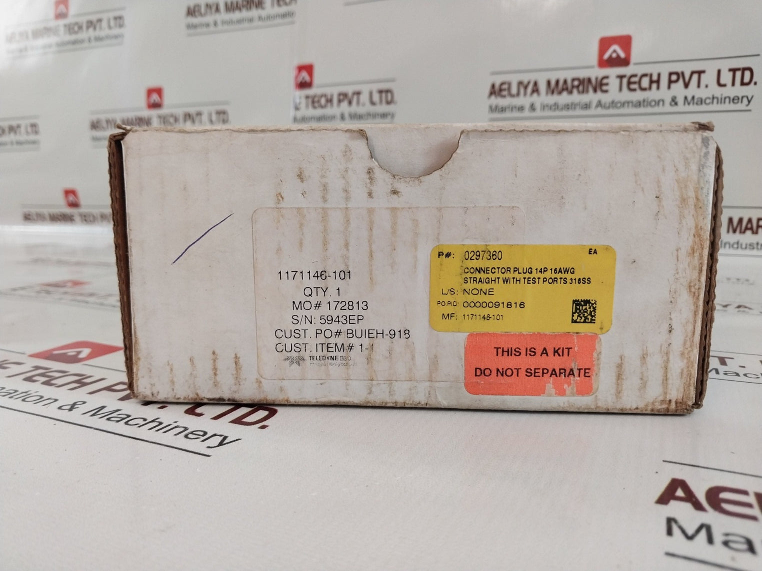 Oceaneering 0297360 Connector Plug 14P 16Awg Straight