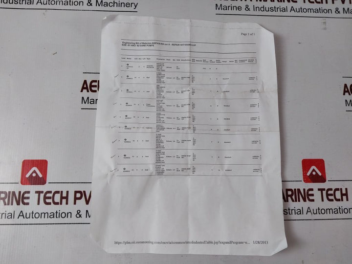 Oceaneering 0297419-rk Repair Kit