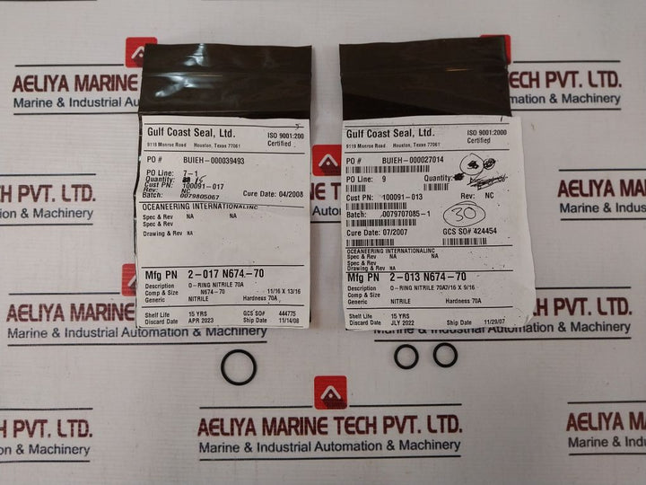 Oceaneering 0297825-rk Seal Valve Repair Kit 100280