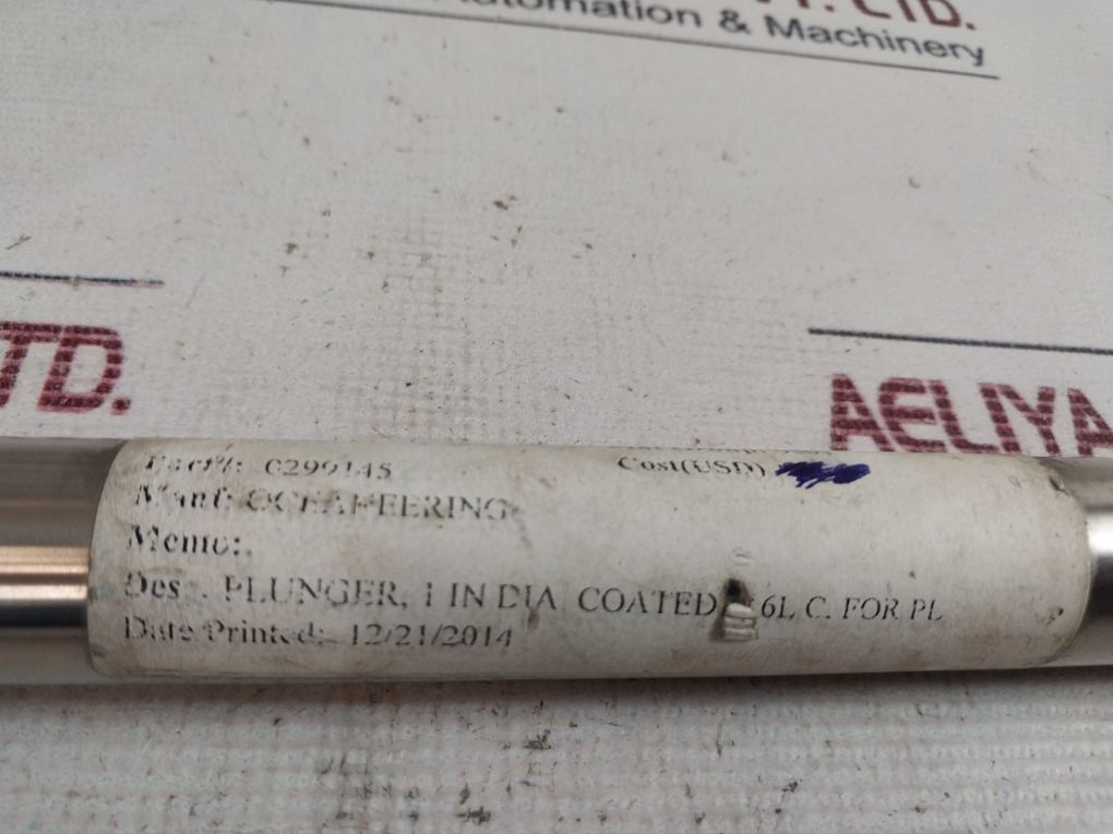 Oceaneering 0299145 Plunger