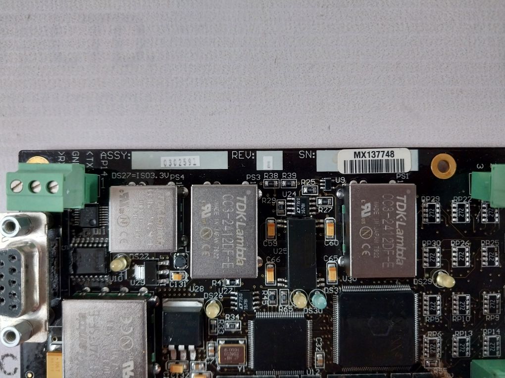 Oceaneering 0302591 Relay Serial Controlled Board Rev E
