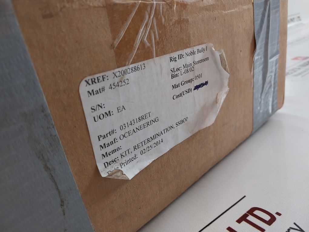 Oceaneering 0314318-ret Retermination Kit