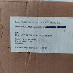 Oceaneering 0314318Ret Retermination Kit