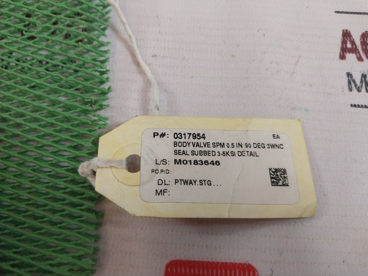 Oceaneering 0317954 Body Valve