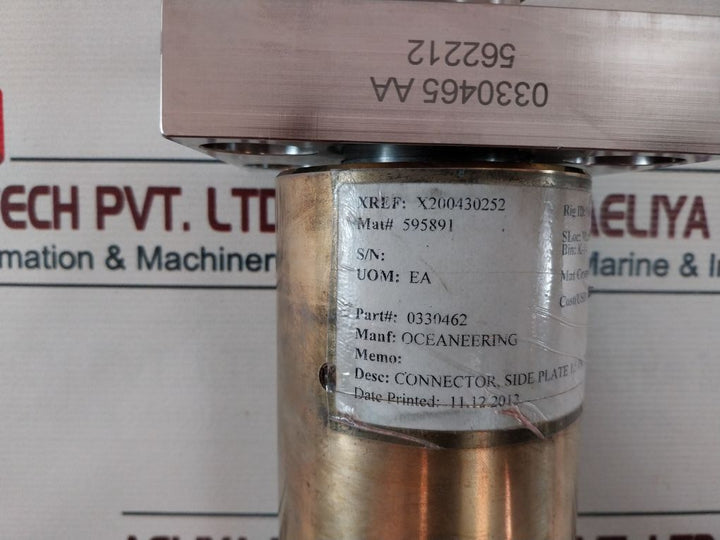 Oceaneering 0330465 Aa Connector Side Plate 1.5 In Telescopic