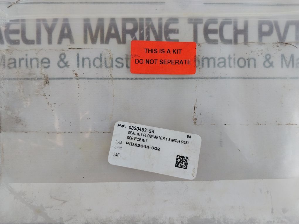Oceaneering 0330492-sk Seal For Flowmeter Kit