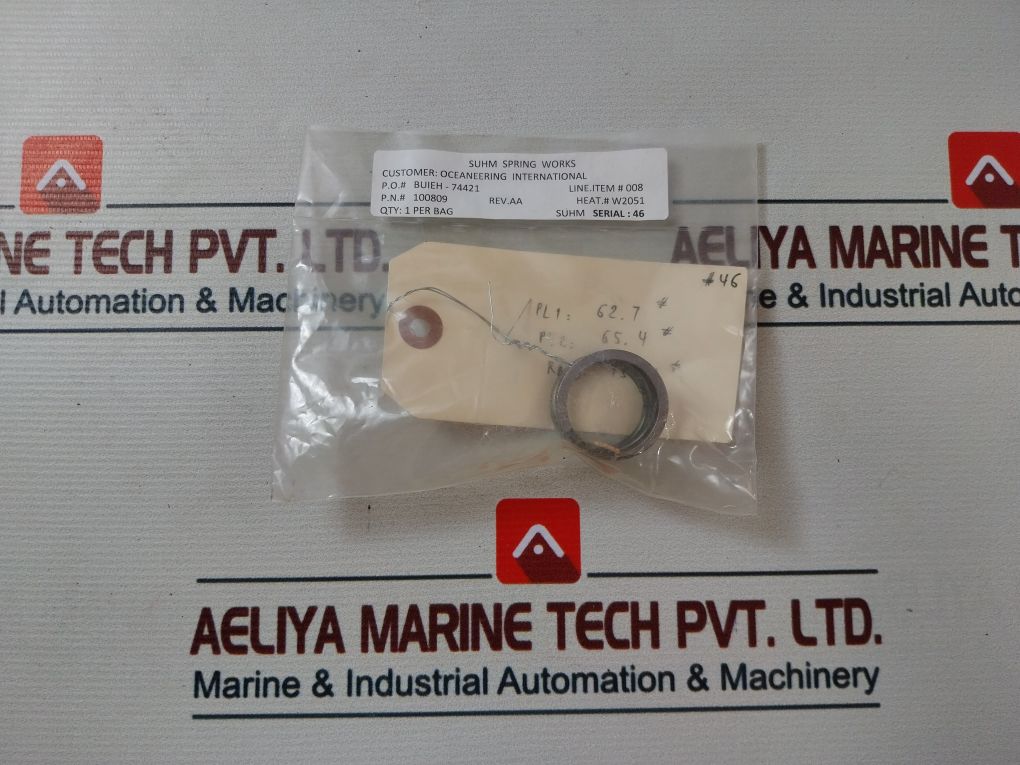 Oceaneering 100113-wh156 Regulator Hydraulic Pilot Repair Kit 100809