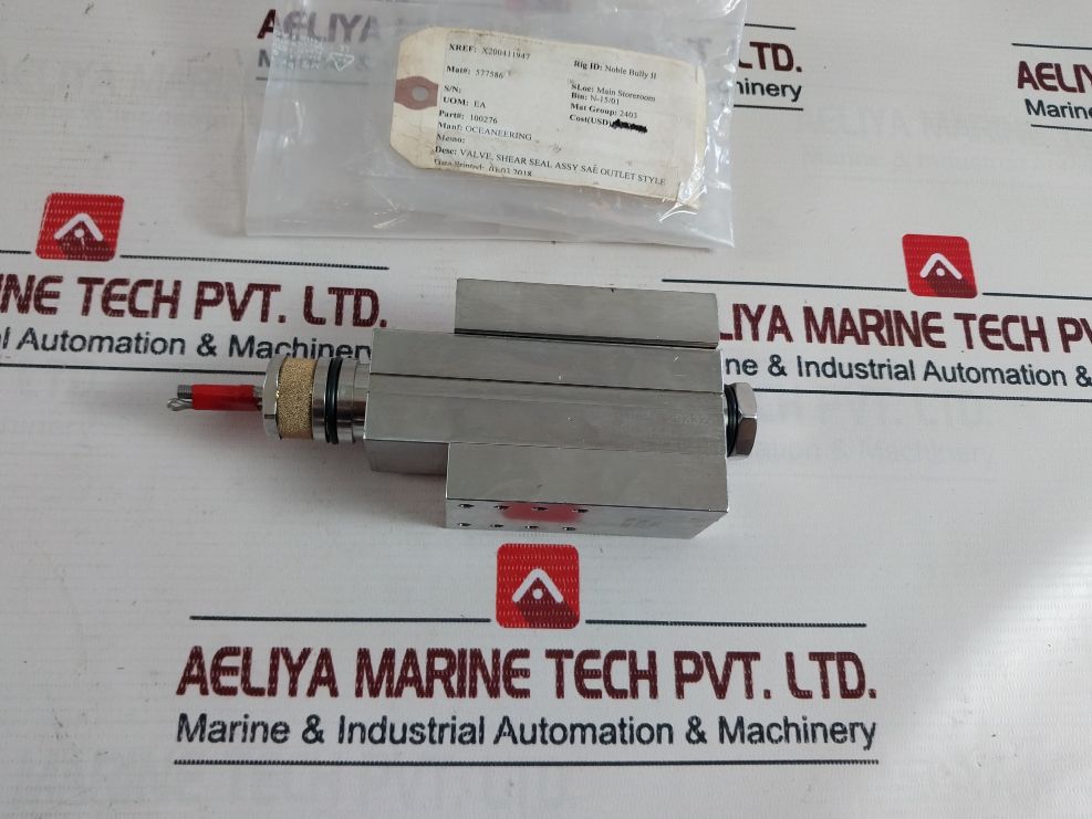 Oceaneering 100276 Shear Seal Valve 100344-c