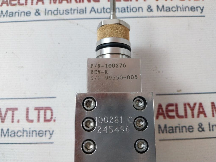 Oceaneering 100276 Bar Retainer Shear Seal Valve