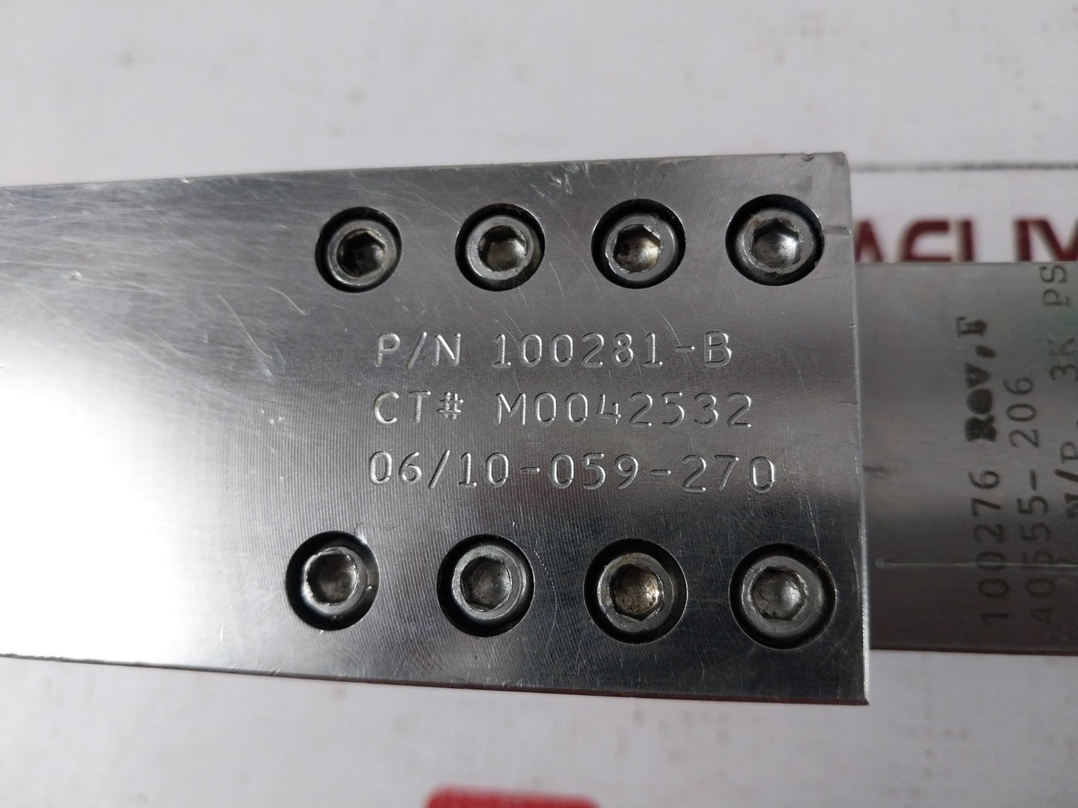 Oceaneering 100276 Rev.F Shear Seal Valve 100281-b