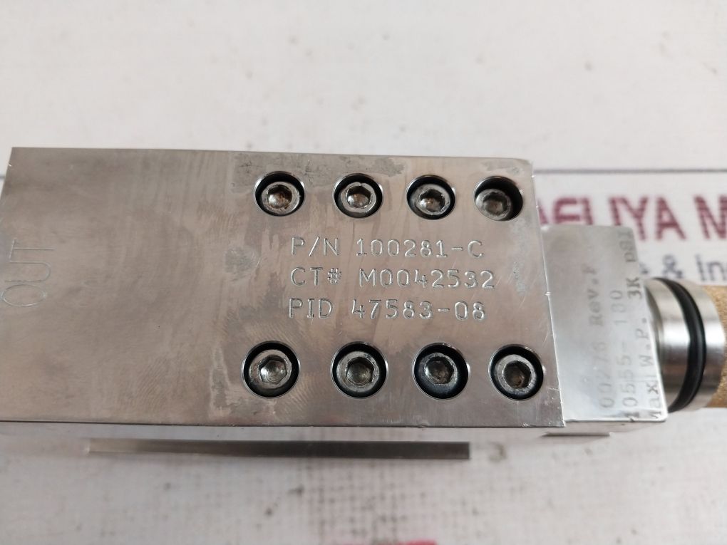 Oceaneering 100276 Valve