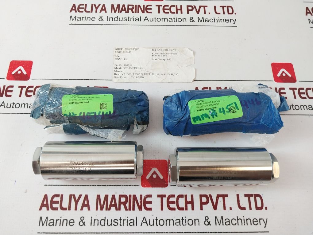 Oceaneering 100339 Rev-e 1/4 Shuttle Valve
